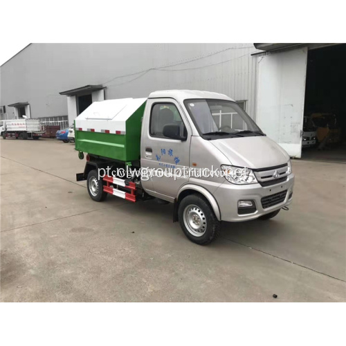 Caminhão de lixo Changan 2cbm Hook Lift na Europa